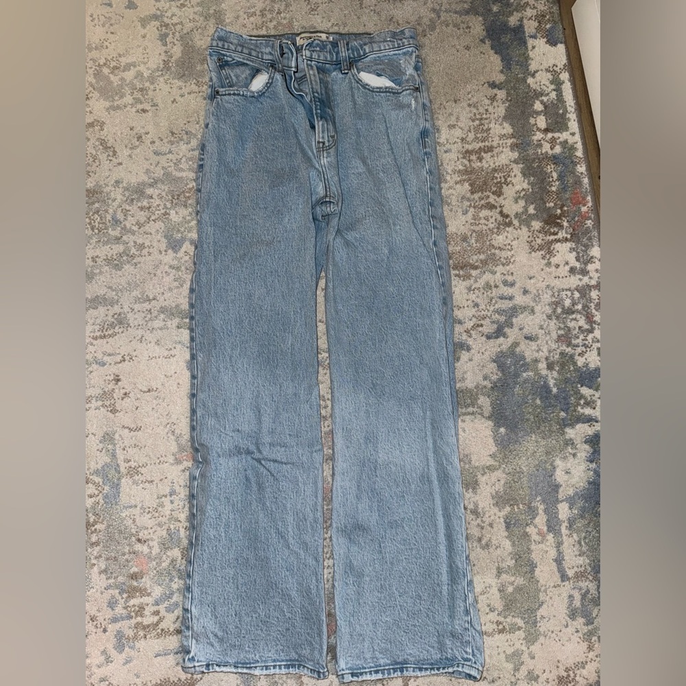 Women’s abercrombie ultra high rise 90s straight jeans